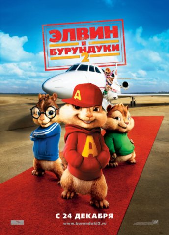 Элвин и бурундуки 2 / Alvin and the Chipmunks: The Squeakquel (2009) DVDRip смотреть online