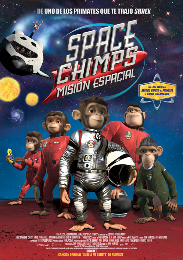 Мартышки в космосе / Space Chimps (2008) DvDRip смотреть online