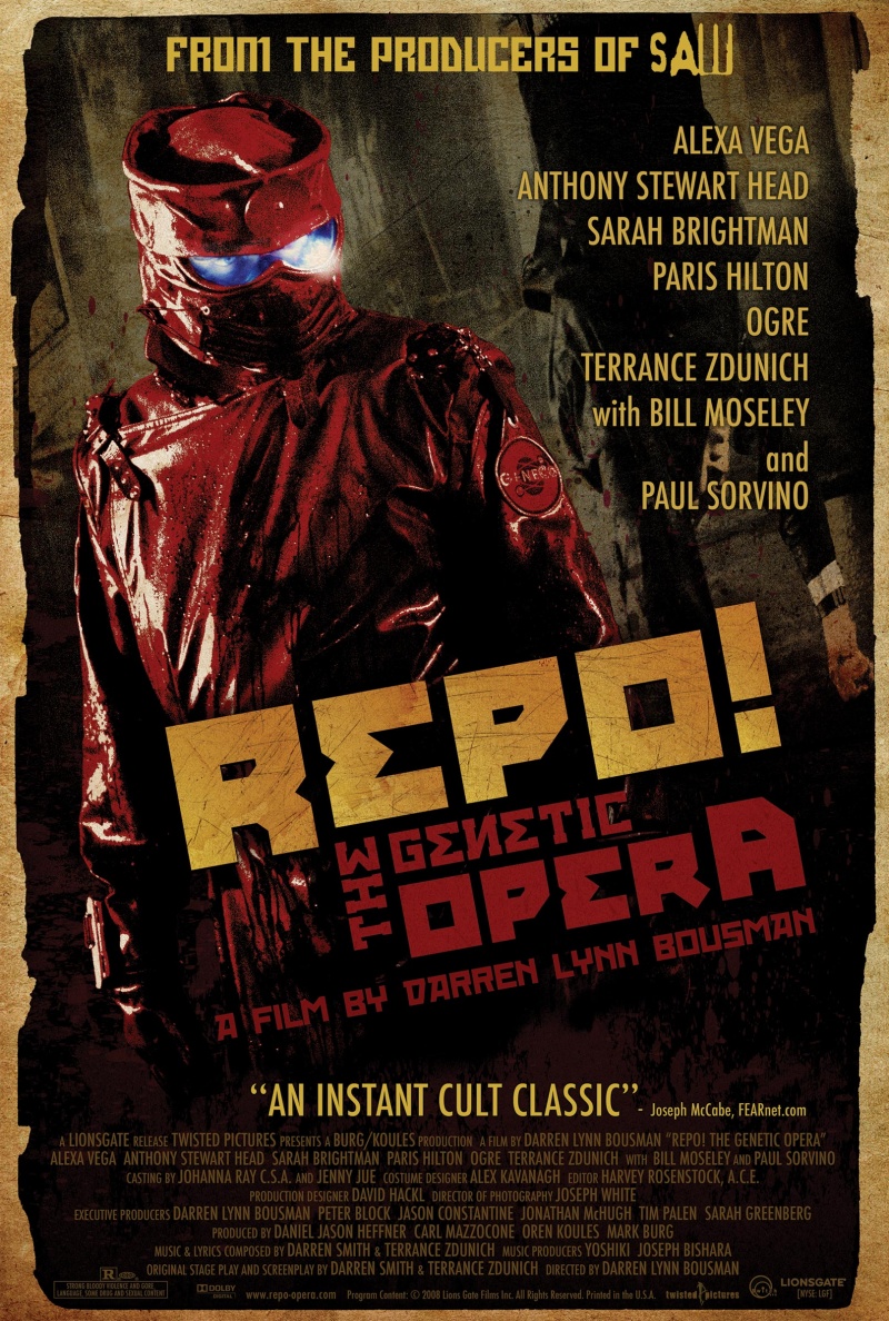 Генетическая опера / Repo! The Genetic Opera (2008) DvDRip смотреть online