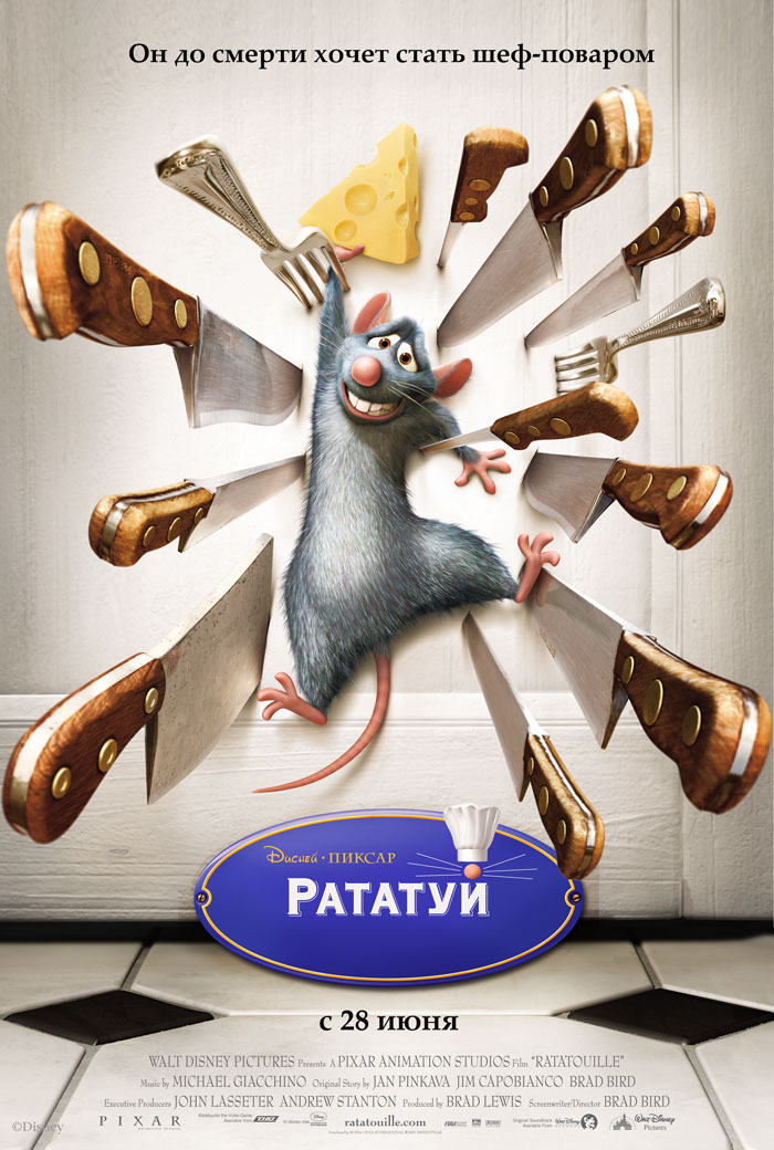 Рататуй / Ratatouille (2007) DvDRip и mp4 смотреть online