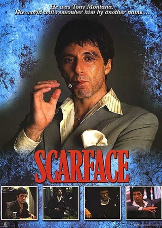 Лицо со шрамом / Scarface (1983) DVDRip смотреть онлайн