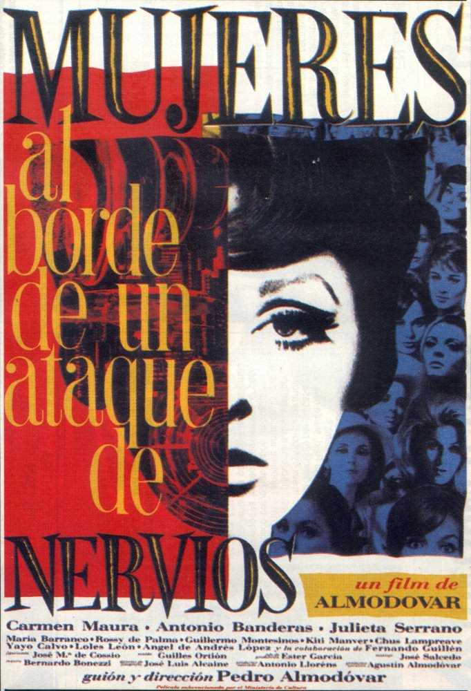 Женщины на грани нервного срыва / Mujeres al borde de un ataque de nervios (1988) DvDRip смотреть online