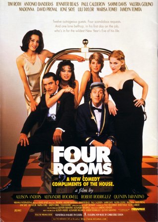 Четыре комнаты / Four Rooms (1995) DVDRip смотреть онлайн