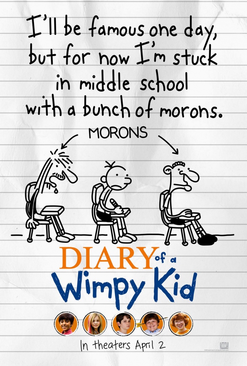 Дневник слабака / Diary of a Wimpy Kid (2010) DvDRip смотреть online