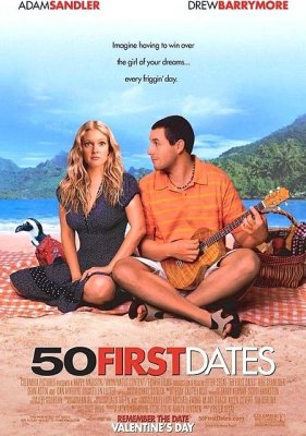 50 первых поцелуев / 50 First Dates (2004) DVDRip смотреть online