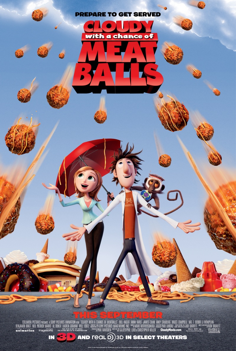 Облачно, возможны осадки в виде фрикаделек / Cloudy with a Chance of Meatballs (2009) DVDRip смотреть онлайн